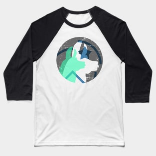 Llama and Star Baseball T-Shirt